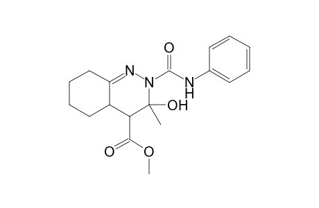 Methyl 2-(anilinocarbonyl)-3-hydroxy-3-methyl-2,3,4,4a,5,6,7,8-octahydrocinnoline-4-carboxylate