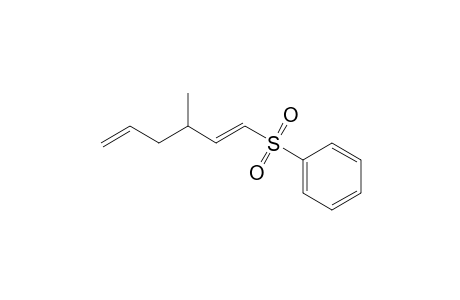 [(1E)-3-methylhexa-1,5-dienyl]sulfonylbenzene
