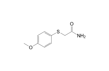 2-(4-Methoxyphenyl)sulfanylethanamide