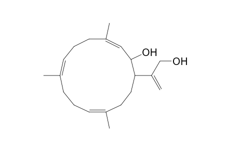(1s,2r,3e,7e,11e)-2,17-dihydroxycembra-3,7,11,15-tetraene