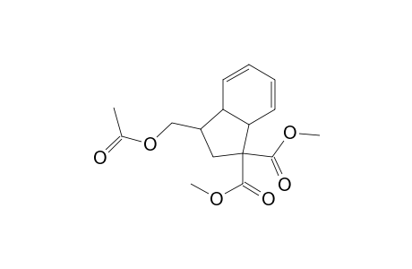 3a,7a-Dihydro-1,1-bis(methoxycarbonyl)-3-acetoxymethylindane