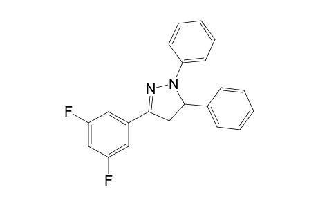 3-(3',5'-Difluorophenyl)-1,5-diphenyl-4,5-dihydro-1H-pyrazole