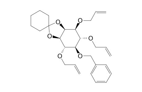 (-)-3,4,6-Tri-O-allyl-5-O-benzyl-1,2-O-cyclohexylidene-myo-inositol