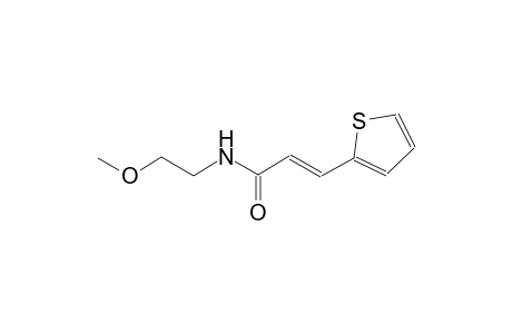 (2E)-N-(2-methoxyethyl)-3-(2-thienyl)-2-propenamide