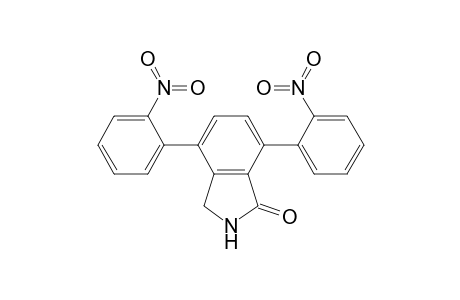 1H-Isoindol-1-one, 2,3-dihydro-4,7-bis(2-nitrophenyl)-