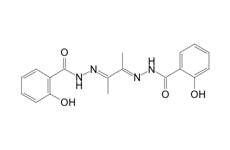 salicylic acid, (dimethylethanediylidene)dihydrazide