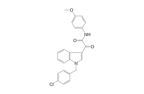 1H-Indole-3-acetamide, 1-[(4-chlorophenyl)methyl]-N-(4-methoxyphenyl)-.alpha.-oxo-