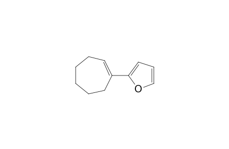 2-(1-Cyclohepten-1-yl)furan