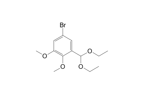 Benzene, 5-bromo-1-(diethoxymethyl)-2,3-dimethoxy-