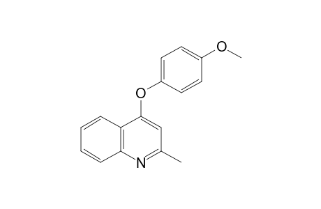 4-(p-methoxyphenoxy)quinaldine