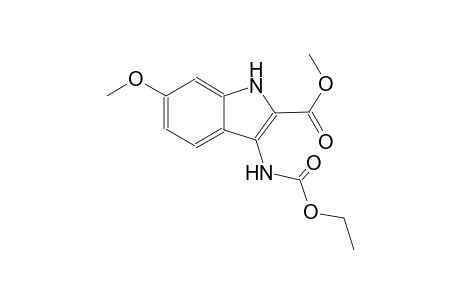 methyl 3-[(ethoxycarbonyl)amino]-6-methoxy-1H-indole-2-carboxylate