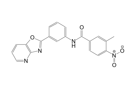 3-methyl-4-nitro-N-(3-[1,3]oxazolo[4,5-b]pyridin-2-ylphenyl)benzamide