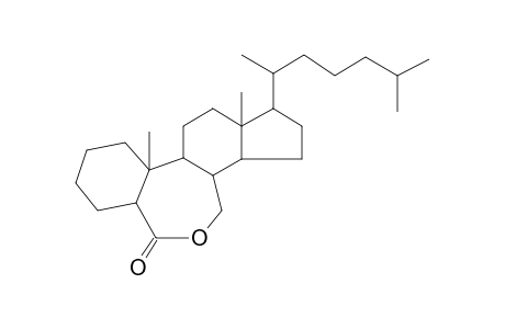 7-oxa-B-Homo-5A-cholestan-6-one