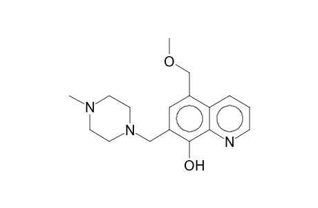 5-methoxymethyl-7-(4-methylpiperazinomethyl)-8-hydroxyquinoline