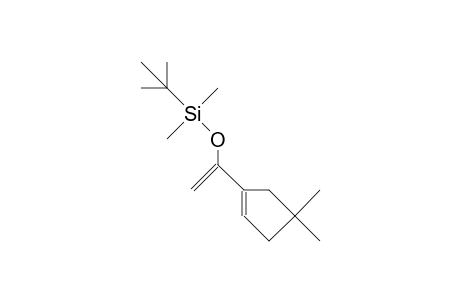 1-(1-[(T-Butyl-dimethyl)-silyloxy]-vinyl)-4,4-dimethyl-cyclopentene