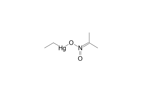 (Ethylmercury)-N-(isopropylidene)nitronic acid ester