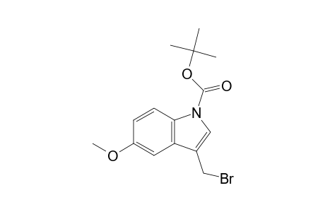 3-(bromomethyl)-5-methoxy-1-indolecarboxylic acid tert-butyl ester
