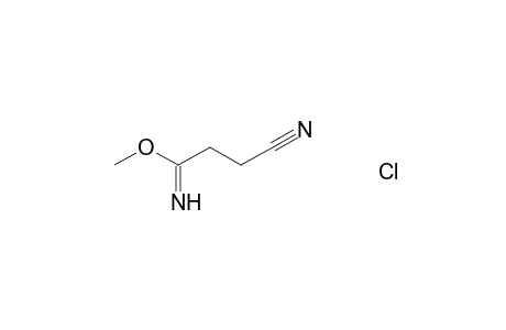 Methyl 3-cyanopropanimidoate hydrochloride