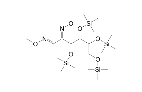 GLUCOSONE, BIS(O-METHYLOXIM), TETRAKIS-O-(TRIMETHYLSILYL)-