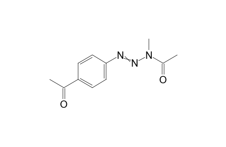 1-(4-acetylphenyl)-3-acetyl-3-methyltriazene