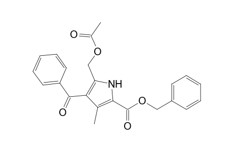 (phenylmethyl) 5-(acetyloxymethyl)-3-methyl-4-(phenylcarbonyl)-1H-pyrrole-2-carboxylate