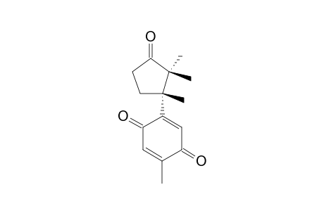 ENOKIPODIN-B;5-METHYL-2-(3-OXO-1,2,2-TRIMETHYLCYCLOPENTYL)-BENZOQUINONE