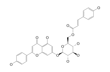 APIGENIN-7-O-(6''-O-TRANS-PARA-COUMAROYL)-BETA-GLUCOPYRANOSIDE