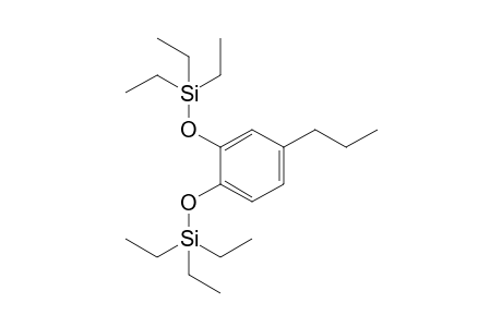 triethyl-(4-propyl-2-triethylsilyloxy-phenoxy)silane