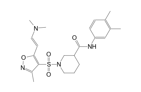 3-piperidinecarboxamide, 1-[[5-[(E)-2-(dimethylamino)ethenyl]-3-methyl-4-isoxazolyl]sulfonyl]-N-(3,4-dimethylphenyl)-