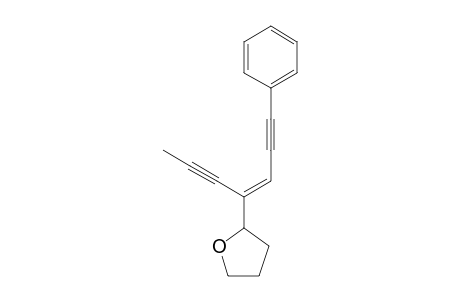 (E)-1-Phenyl-4-tetrahydrofuranylhepta-3-en-1,5-diyne
