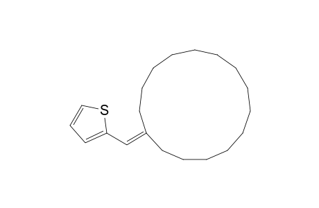 2-(Cyclopentadecylidenemethyl)thiophene
