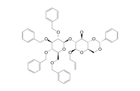 ALLYL-4,6-O-BENZYLIDENE-2-O-(2,3,4,6-TETRA-O-BENZYL-BETA-D-GLUCOPYRANOSYL)-BETA-D-GLUCOPYRANOSIDE