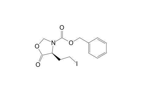 (4S)-4-(2-iodoethyl)-5-keto-oxazolidine-3-carboxylic acid benzyl ester