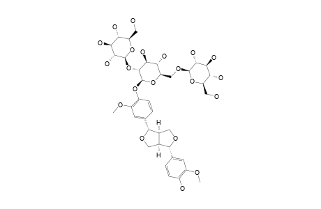 (+)-PINORESINOL-4'-O-BETA-D-GLUCOPYRANOSYL-(1->2)-O-[BETA-D-GLUCOPYRANOSYL-(1->6)]-BETA-D-GLUCOPYRANOSIDE