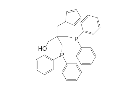 3-( Cyclopentadienyl)-2-[( 5'-dibenzophospholyl)methyl]-2-[(diphenylphosphano)methyl]-1-propanol