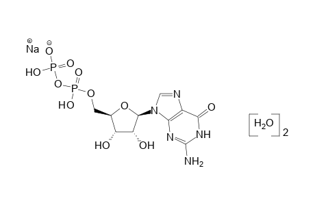 Guanosine 5'-diphosphate, monosodium salt, dihydrate