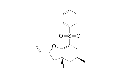 (3aR,5S)-5-Methyl-7-phenylsulfonyl-2-vinyl-2,3,3a,4,5,6-hexahydro-2,3-benzofuran