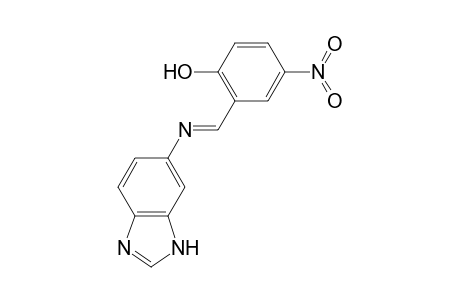 2-[(3H-Benzoimidazol-5-ylimino)-methyl]-4-nitro-phenol