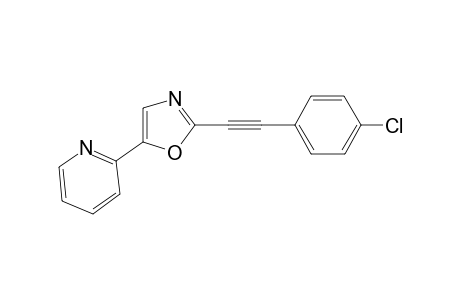 2-{(4-Chlorphenyl)ethynyl}-4-(2-pyridinyl)oxazole