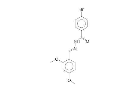 4-Bromo-N'-[(E)-(2,4-dimethoxyphenyl)methylidene]benzohydrazide