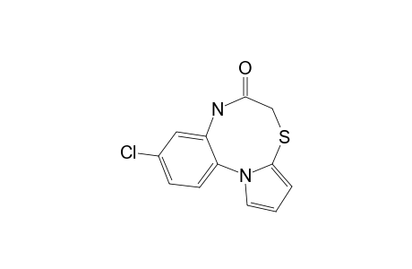9-CHLORO-5,6-DIHYDROPYRROLO-[1,2-A]-[3,1,6]-THIADIAZOCINE