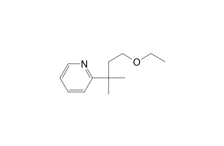Pyridine, 2-(3-ethoxy-1,1-dimethylpropyl)-