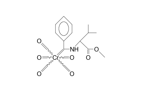 (E)-N-(Pentacarbonyl-chromium-phenylcarbenyl)-valine methyl ester