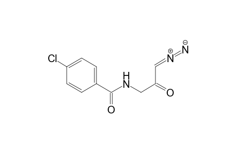 3-(p-chlorophenyl)carbonylamino-1-diazo-propan-2-one