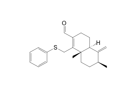 (4aS,6S,8aS)-6,8a-dimethyl-5-methylene-1-(phenylsulfanylmethyl)-3,4,4a,6,7,8-hexahydronaphthalene-2-carbaldehyde