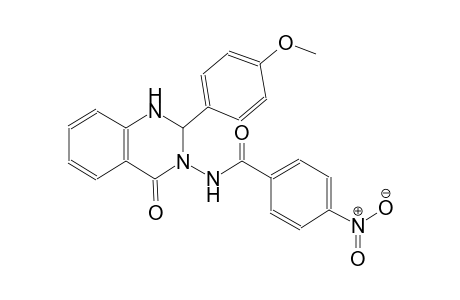 benzamide, N-(1,4-dihydro-2-(4-methoxyphenyl)-4-oxo-3(2H)-quinazolinyl)-4-nitro-