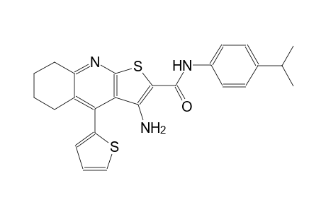 thieno[2,3-b]quinoline-2-carboxamide, 3-amino-5,6,7,8-tetrahydro-N-[4-(1-methylethyl)phenyl]-4-(2-thienyl)-