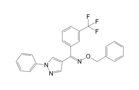 (E)-benzoxy-[(1-phenylpyrazol-4-yl)-[3-(trifluoromethyl)phenyl]methylene]amine