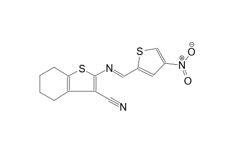 2-{[(E)-(4-nitro-2-thienyl)methylidene]amino}-4,5,6,7-tetrahydro-1-benzothiophene-3-carbonitrile