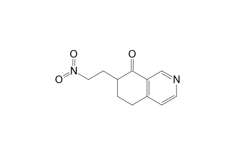 7-(2-nitroethyl)-6,7-dihydro-5H-isoquinolin-8-one